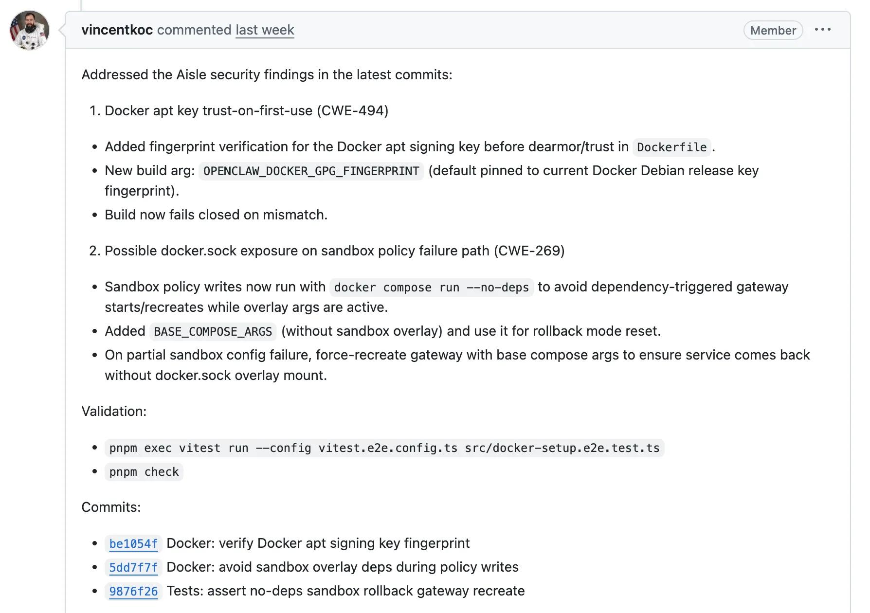 aisle-securing-open-source-screenshot-1